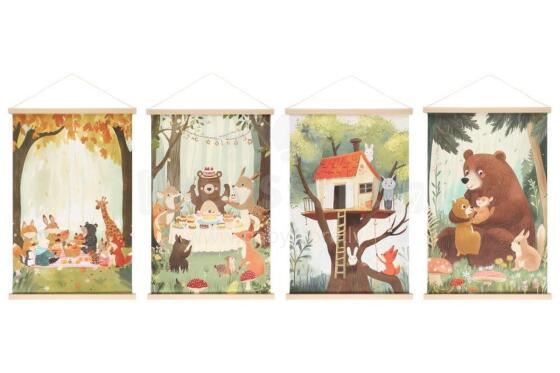4Agbe Gli nutata Kakemono 60x90 cm ave me agbe assortment ɖeɖefia