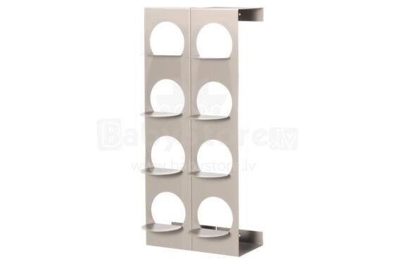 4Living Shoe rack Klip greige na afɔkpa 4