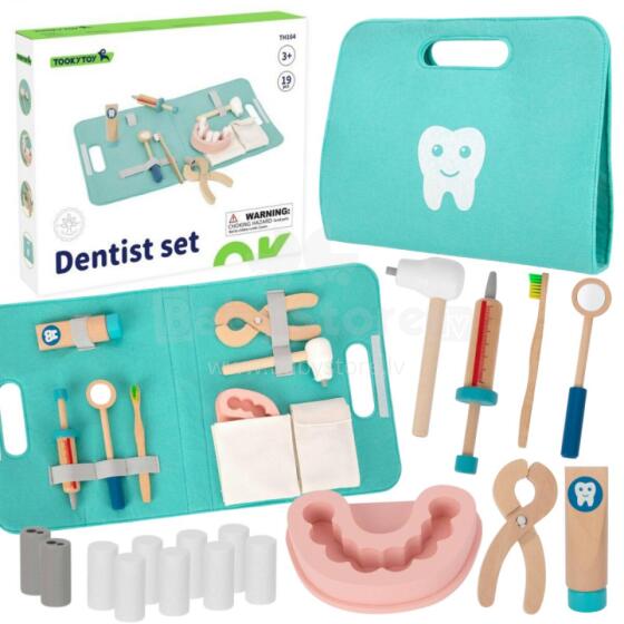 TOOKY TOY Aɖudɔdala Sue Set Ðɔkta ƒe Mɔzɔkplo 19 pcs. FSC ƒe agbalẽ