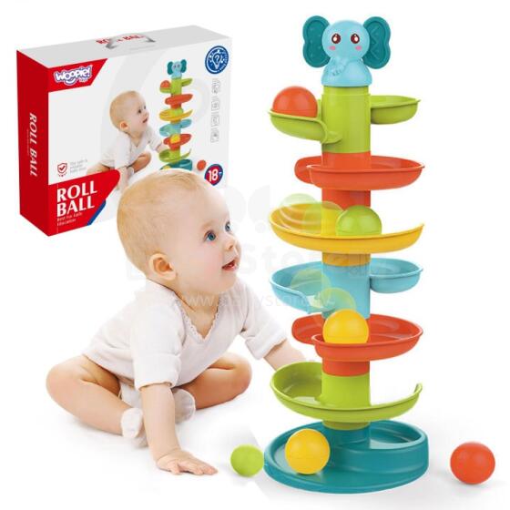 WOOPIE BABY Bɔl Track Spiral Set + 3 Bɔlwo