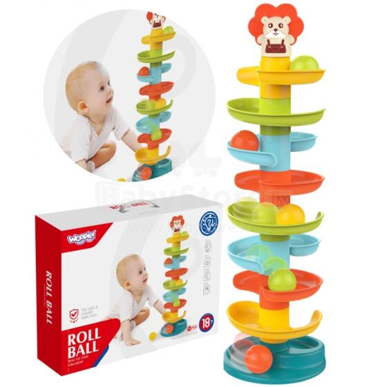 WOOPIE BABY Bɔl Track Spiral Set + 6 Bɔlwo