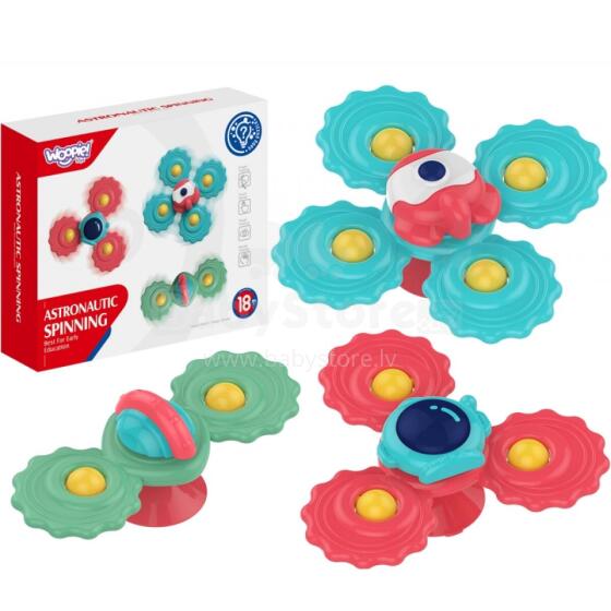 WOOPIE BABY Teether Spinner kple Suction Kplu Set ƒe 3_20PCS