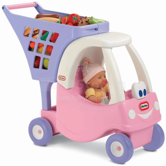 Tikes Suewo Cozy Coupe Pink Ðeviwo ƒe Nuƒleƒe Kplu
