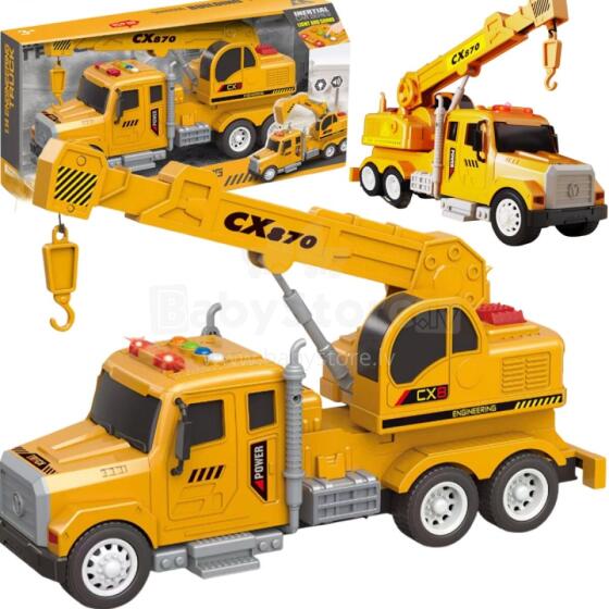 WOOPIE Interactive Crane kple Movable Hook Lɔri 1:14