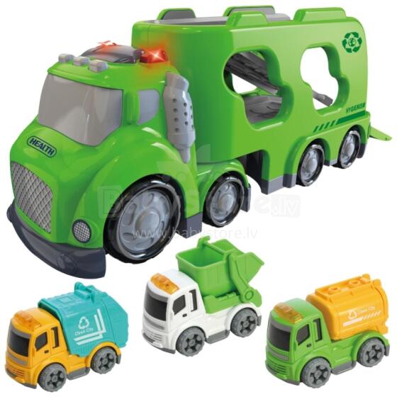WOOPIE Green Tow Truck Dugã me Lɔri ƒe Gbeɖiɖi kple Kekeli ƒe Ŋusẽkpɔɖeamedzi