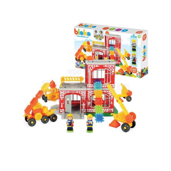 MOCHTOYS Hedgehog Pin Bricks DZOƑE ƑE ƲUƲU le Aɖaka me 100 pcs. + 2 Nɔnɔmetatawo