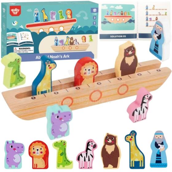 TOOKY TOY Ati Puzzle na Ðeviwo Noa kple Lãwo