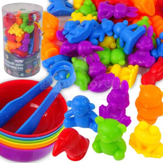 WOOPIE Montessori Hehenana Fefe Amadedewo ƒe Ðoɖowɔɖi Lãwo 44 pcs.