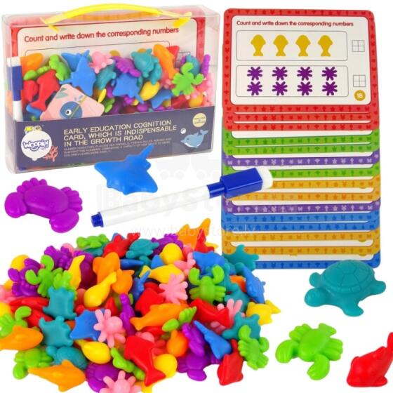 WOOPIE Hehenana Set Nusɔsrɔ̃ be Woaxlẽ Montessori Amadedewo Ƒe Ðoɖowɔɖi Ƒudzi Anyigba 111 pcs.