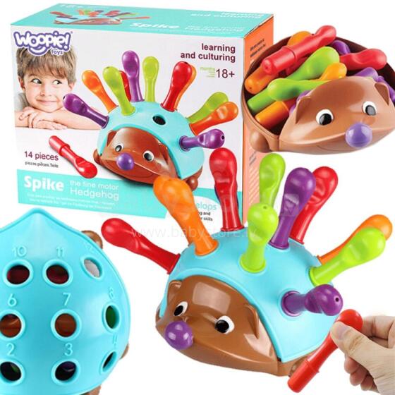 WOOPIE Hedgehog Sorter Montessori Aɖaŋu Fefe Nusɔsrɔ̃ Xexlẽdzesiwo Kple Amadedewo 4in1