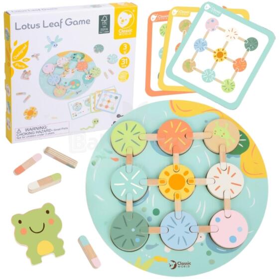 CLASSIC WORLD Lotus Leaf Sensory Game Match Nɔnɔmewo Kple Amadedewo