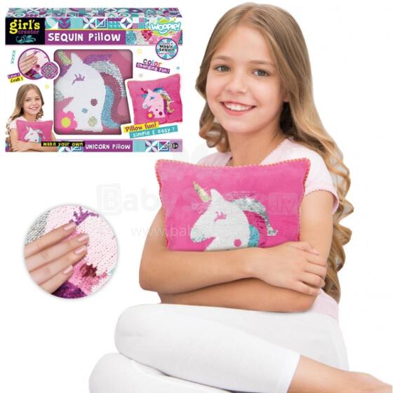 WOOPIE ART&amp;FUN Nuwɔwɔ Set Pillow na Atsyɔ̃ɖoɖo Unicorn