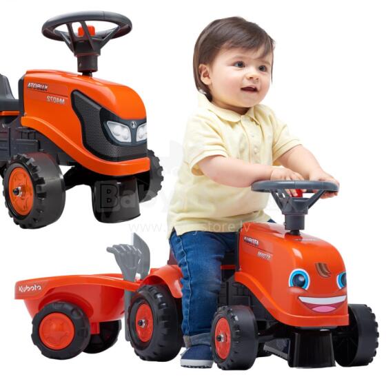 FALK Kubota Orange Tractor kple Trailer + kpeɖeŋutɔ tso ƒe 1