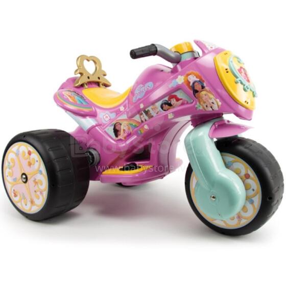 INJUSA Disney Princess Tricycle Ride-on na Ðeviwo kple 6V Batri
