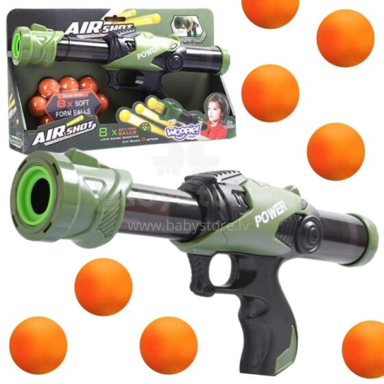 WOOPIE Bɔl Tu Foam Bɔlwo Automatic Launcher 9 pcs.