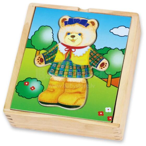 VIGA Ati Susuŋudɔwɔwɔ Puzzle Awu Teddy Bear Nyɔnuvi