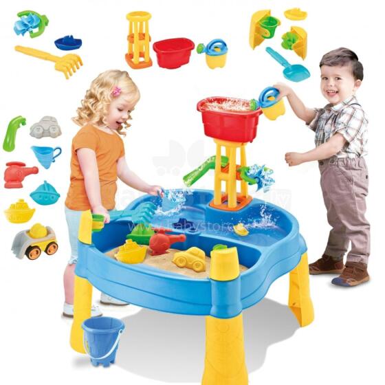WOOPIE Tsi ƒe Tabla 2in1 Sandbox Mill 14 acc.