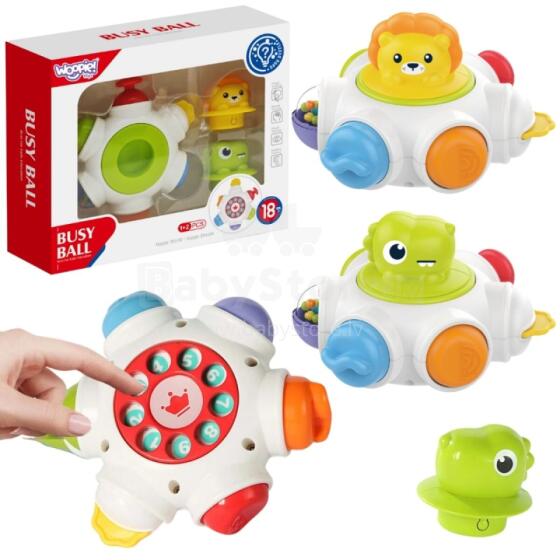 WOOPIE BABY Space Rocket Activity - Educational Sensory Cube 18m+