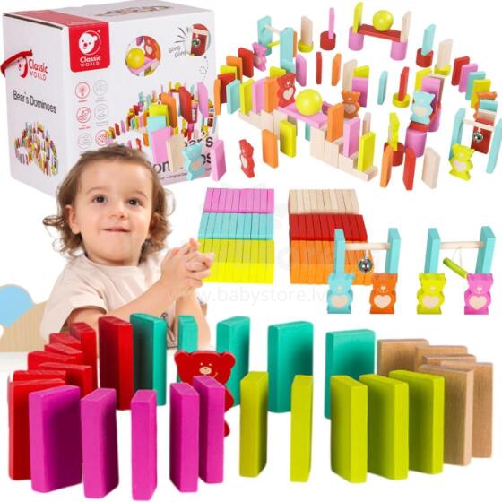 CLASSIC WORLD Ati Domino na Ðeviwo Teddy Bears 105 pcs.