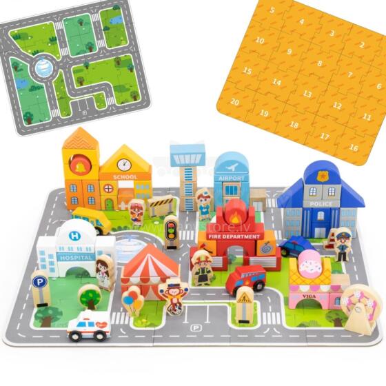 VIGA Ati Set Tu Dugã Blocks Board Figures