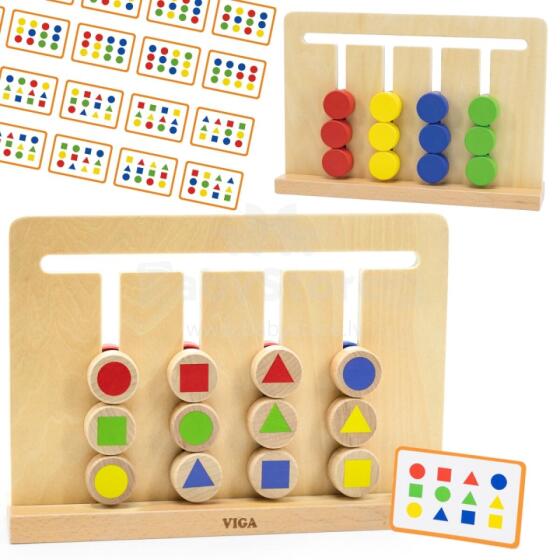 VIGA Logic Game Gbugbɔ Amadedewo Kple Nɔnɔmewo Montessori