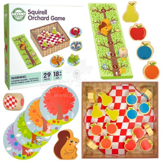 WOOPIE GREEN Squirrel le Atikutsetsebɔ Ƒomea ƒe Board Game FSC me