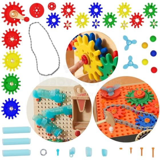 MASTRKIDZ STEM Dɔwɔzikpui ƒe Kpekpeɖeŋunuwo Ðoɖo 111 pcs.