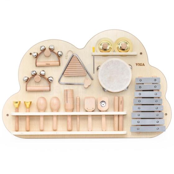 VIGA Ati Hadzidzi Board Set of 12 Percussion Haƒonu