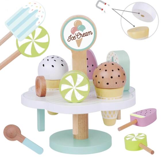 TOOKY TOY Ati Magnetic Ice Cream le Tsitrenu