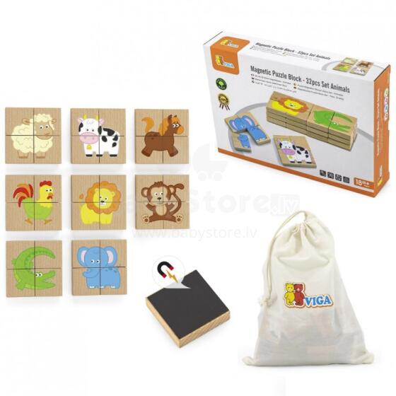 VIGA Ati Magnetic Puzzle Lãwo ƒe Puzzle FSC Ðaseɖigbalẽ
