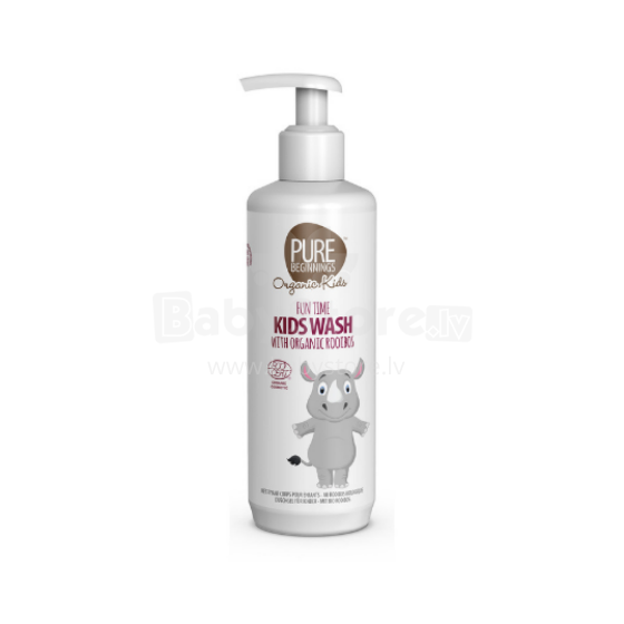 Pure Beginnings Kids Baby Wash Art.251282   seebivaba nahka rahustav ja niisutav keha- ja juustepesuvahend apelsiniõli ja rooibose ekstraktiga, 250 ml