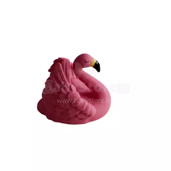 Natruba Bath Toy Flamingo Art.251329 Flamingo made of 100% natural rubber