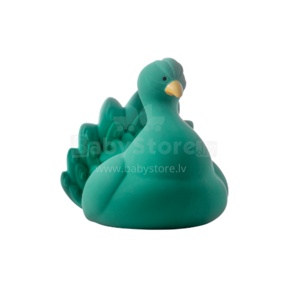 Natruba Bath Toy Peacock Art.251330 100% looduslikust kummist paabulind