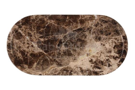 Maku Tray marmorpruun 30x15 cm