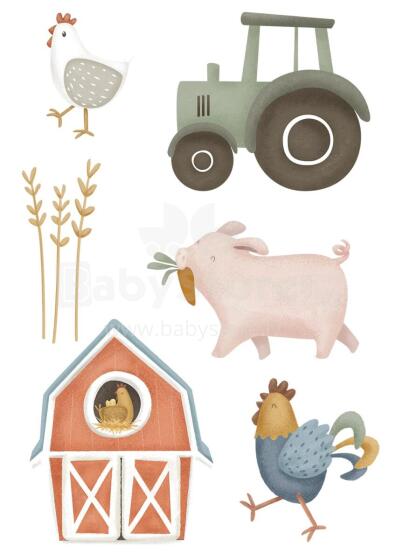 Little Dutch Wall Sticker Art.WD340022 Little Farm Seinakleebis