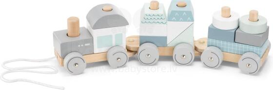 Navaris Wooden Train Art.55243.01 Puidust figuuridega rong