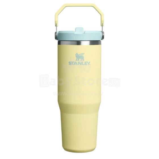 Termokruus k&otilde;rrega The IceFlow Flip Straw 2.0 Tumbler 0.89L pomelo kollane-roheline