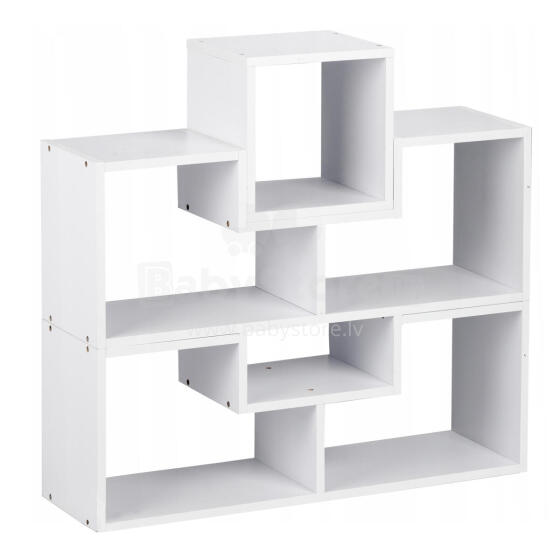 Raamatukapp, modulaarne kapp, kummut, riiulid, VALGE