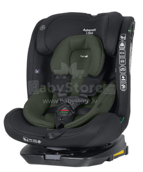 Beebiauto iste Carrello Asteroid CRL-17001 i-Size Hunter Green