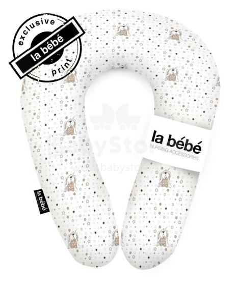 La Bebe™ Snug Cotton Nursing Maternity Pillow Bunnies Art.25238