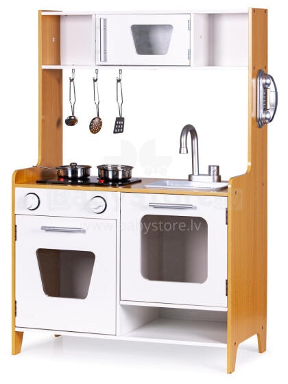Puitköök multimeedia pliitidega lastele ECOTOYS