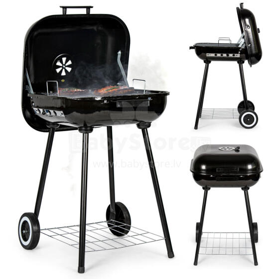 Aed grill hinged kaanega + rattad, MultiGarden
