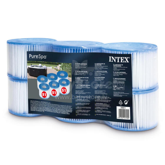 Filters S1 komplekt 6 tk komplekt Pure SPA INTEX 29011