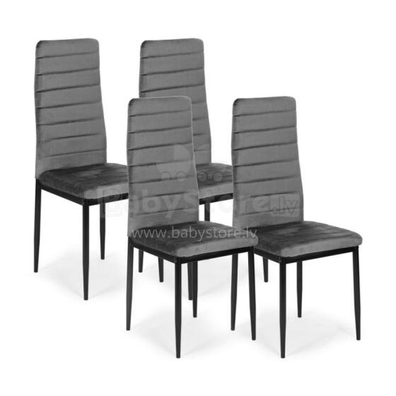 Koondusega seljatoega toolid - HALL SAMET - 4 tk komplekt