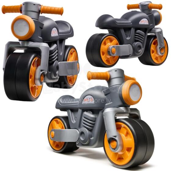 FALK Ride-On jooksuauto Vaiksed rattad Motor Prem1er Retro Must 12m+