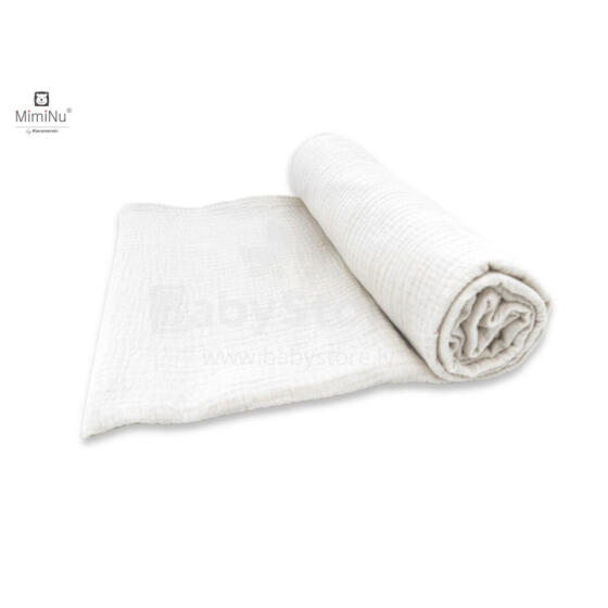 KIECZMERSKI Swaddle 120x120 MUSLIN COTTON 100% kreem