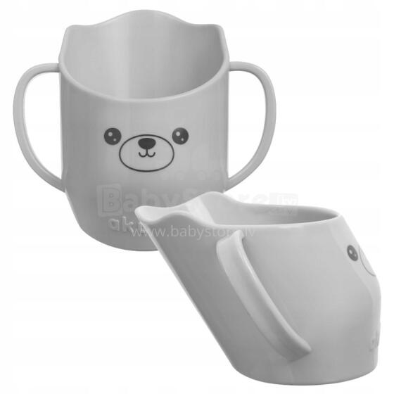 Akuku Cup Art.A0695 Grey Ergonoomiline õppekruus, 150 ml