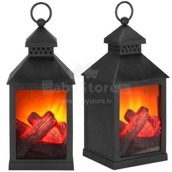 Riputatav LED-latern leegiefektiga, Springos CL0862 dekoratiivne latern 10,5×10,5×22,5 cm