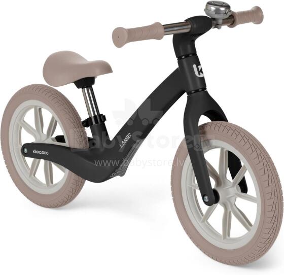KikkaBoo Lanser Balance Bike Art.255181 Black Детский велосипед - бегунок с металлической рамой