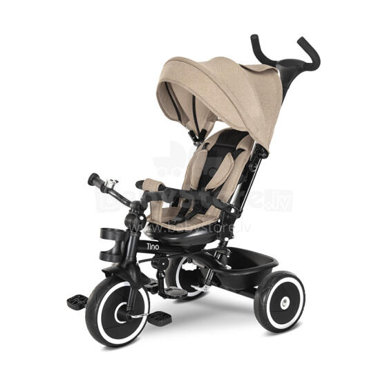 Lorelli Tino Art.10050682507 Beige Laste kolmerattaline lenkstangiga ja katusega